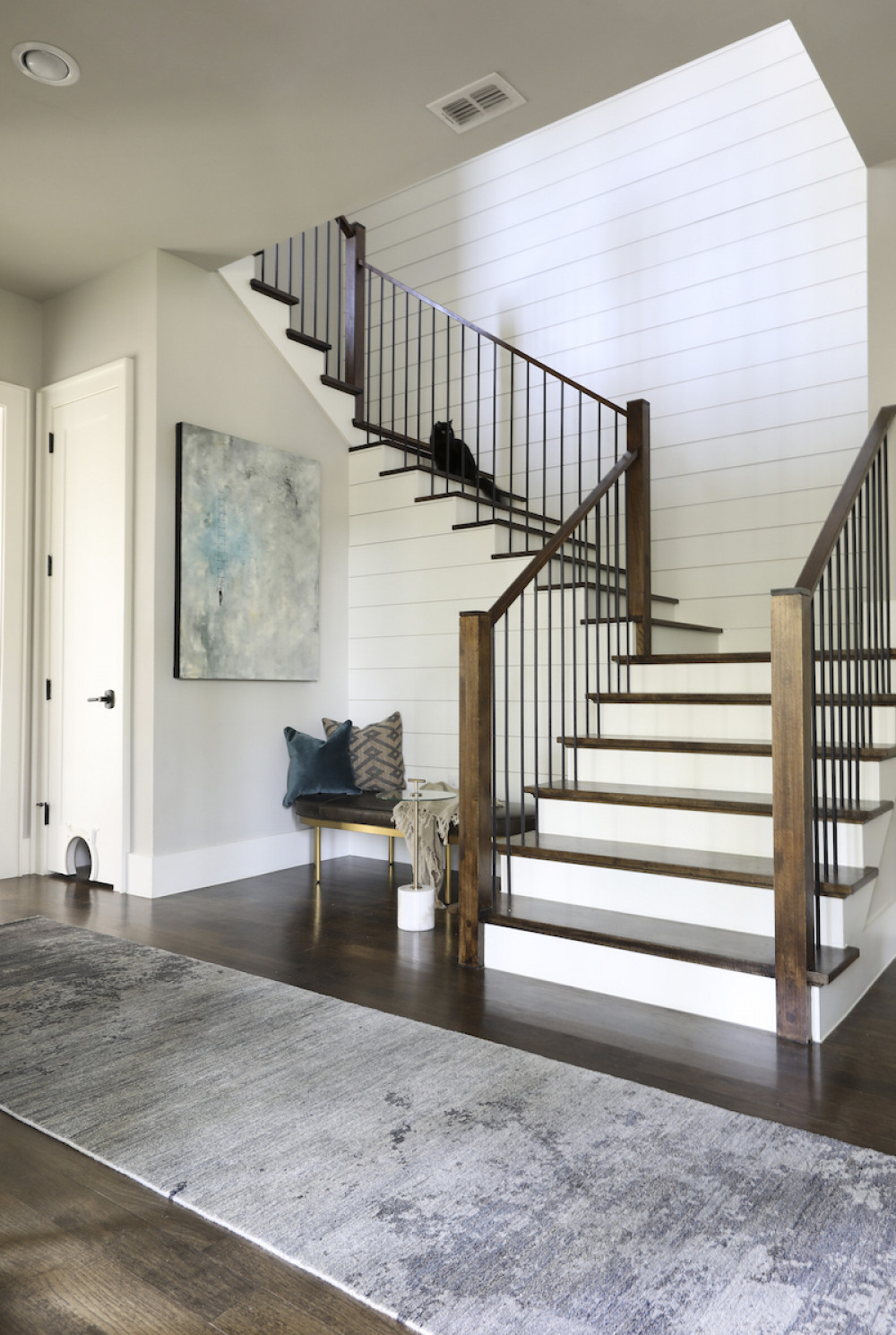staircase-interior-design-white-shiplap-wall