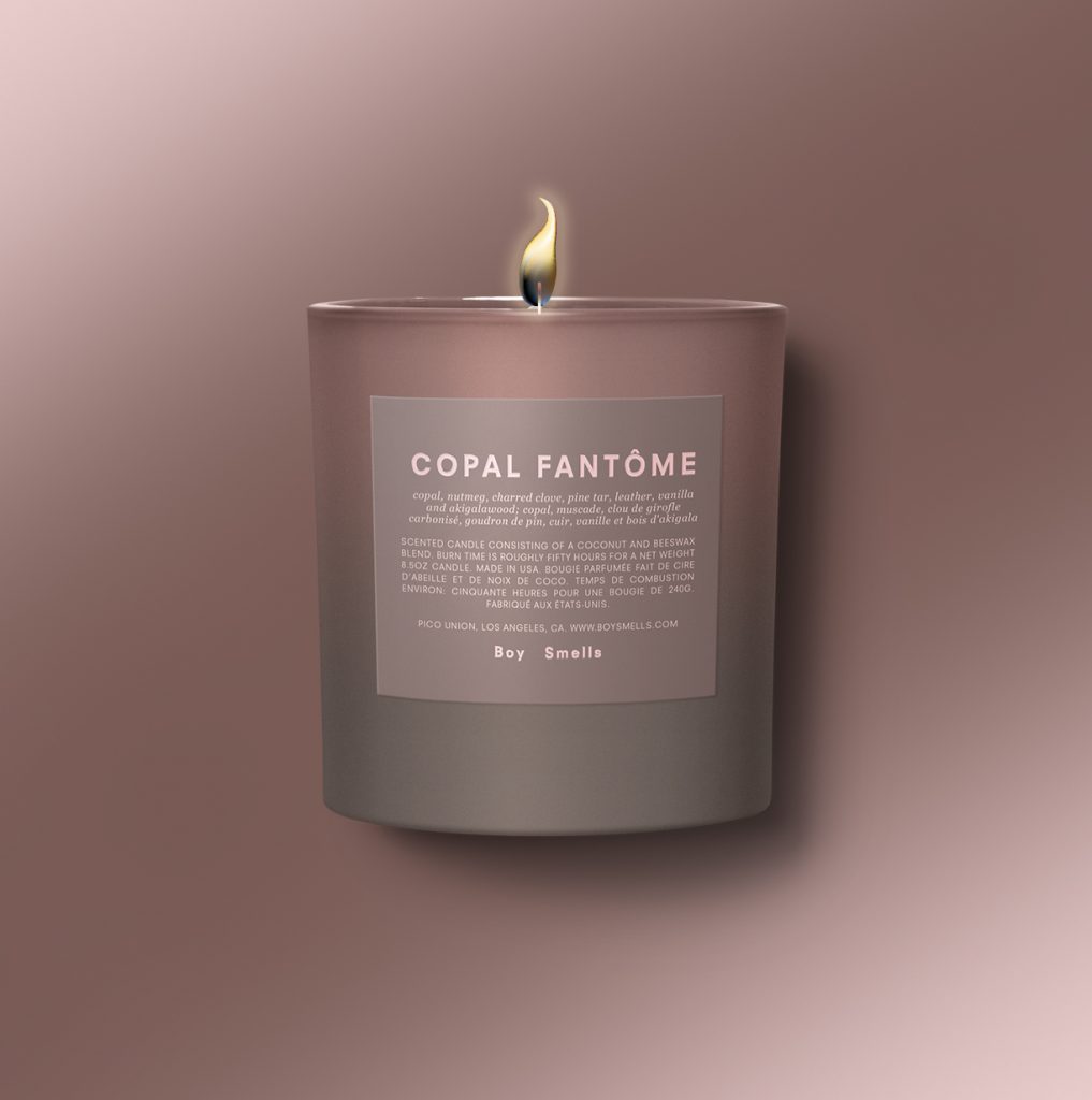 Featuring Boy Smells Copal Fantome candle