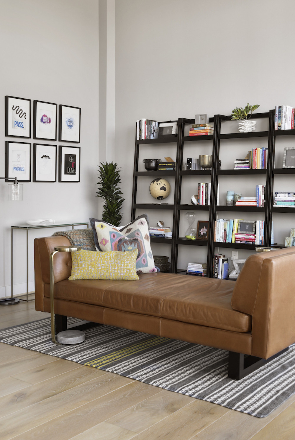 living-room-design-bookshelf-gallery-wall-dallas-tx