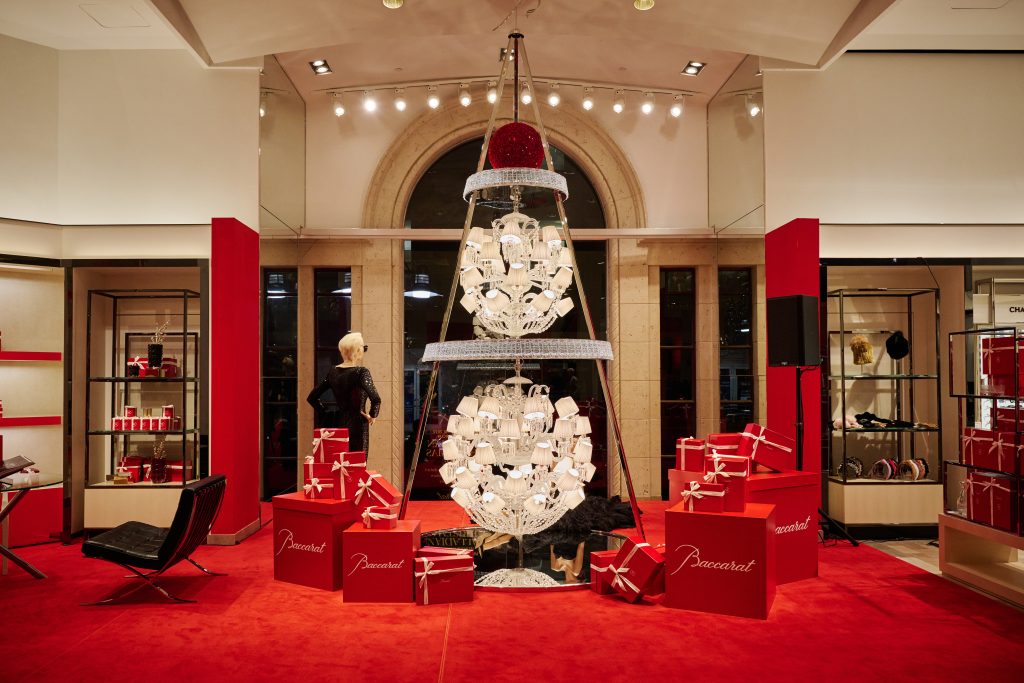 Unveiling the Palladian Tree by Baccarat at Neiman Marcus Downtown Dallas -  The Martha Stewart Blog